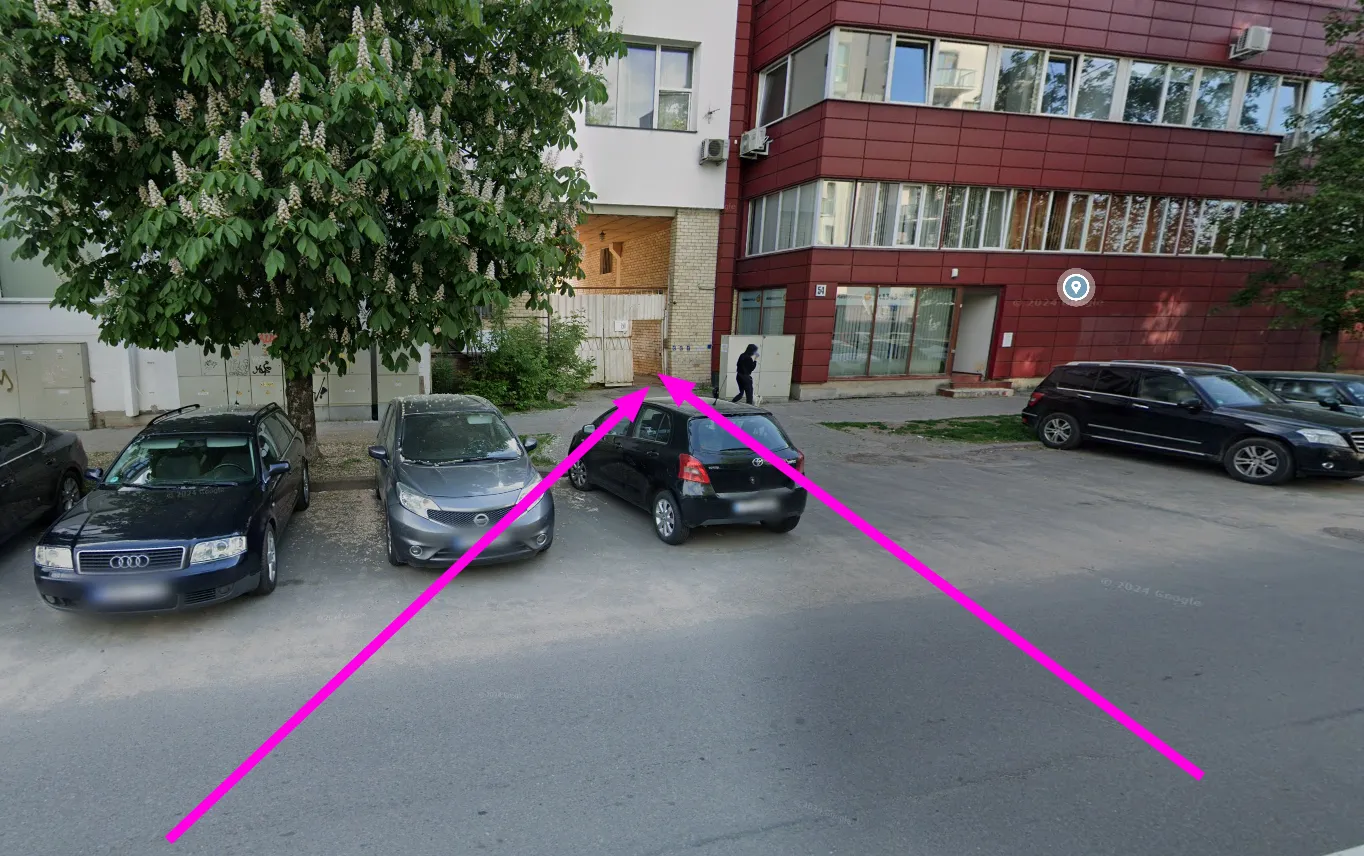 Map with arrows